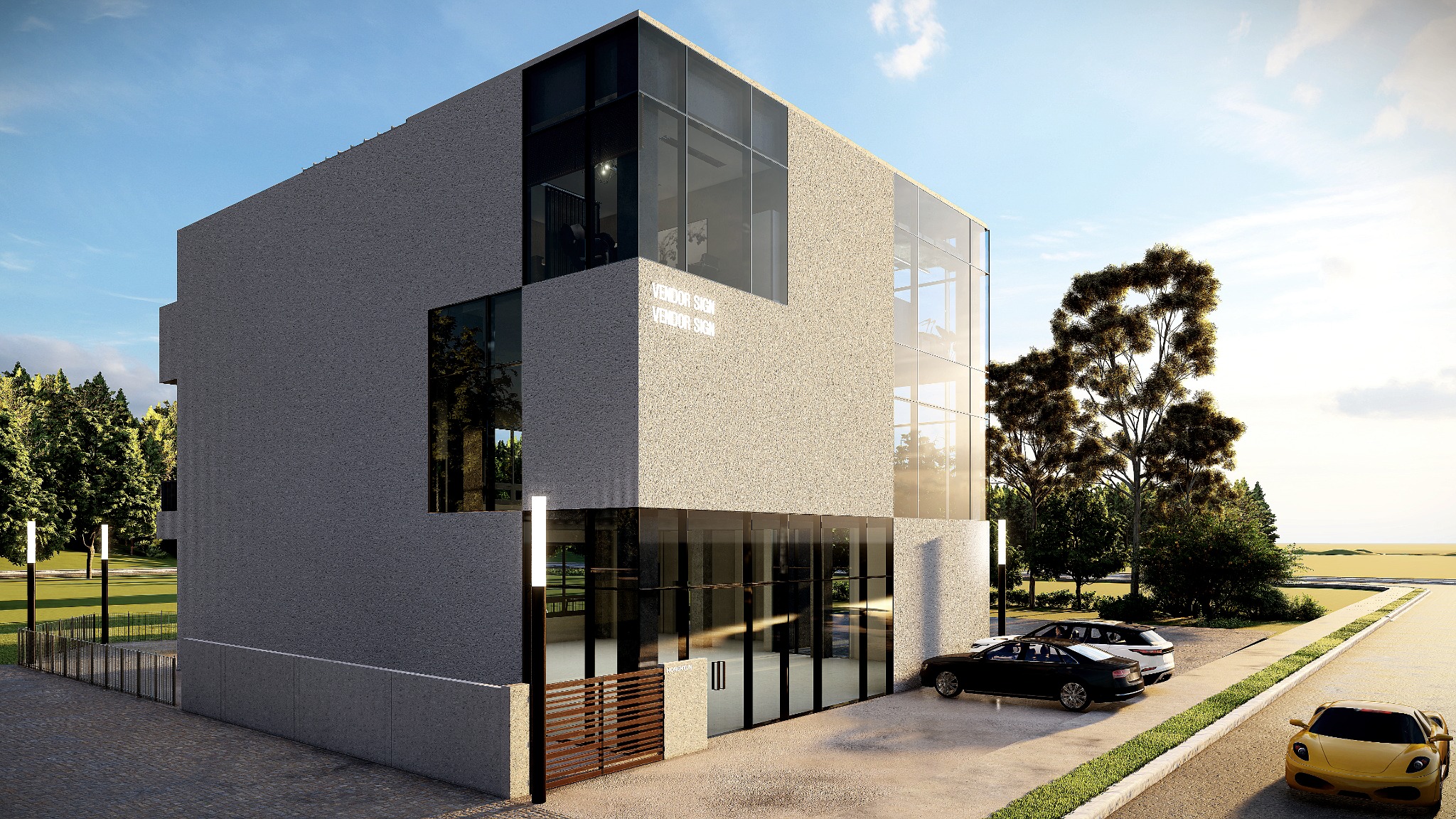 모던 커머셜 익스테리어